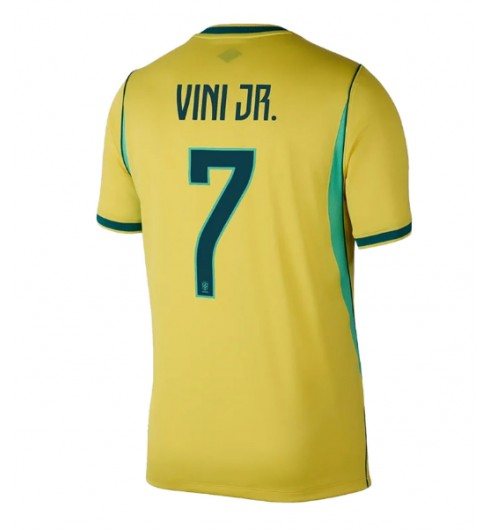 Brazílie Vinicius Junior #7 Domácí Dres MS 2026 Krátký Rukáv Brazílie Vinicius Junior #7 Domácí Dres MS 2026 Krátký Rukáv